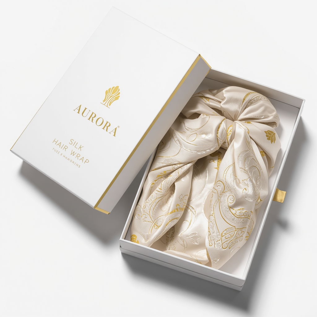 AURORA Silk Hair Wrap - Luxury Microfiber Towel
